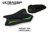 Kawasaki Ninja ZX10R 2011-2015 Seat Cover Tappezzeria Italia TPZ Ultragrip in Green
