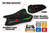 Kawasaki Ninja ZX10R 2011-2015 Seat Cover Tappezzeria Italia TPZ Ultragrip in Green and Grey