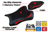 Kawasaki Ninja ZX10R 2021-2025 Seat Cover Tappezzeria Italia TPZ Comfort in Red and Black