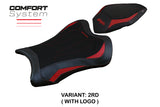 Kawasaki Ninja ZX10R 2021-2025 Seat Cover Tappezzeria Italia TPZ Comfort in Red and Black