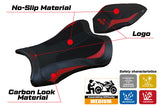 Kawasaki Ninja ZX10R 2021-2025 Seat Cover Tappezzeria Italia TPZ Ultragrip in Red and Black