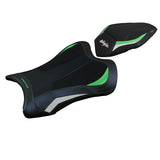 Kawasaki Ninja ZX10R 2021-2025 Seat Cover Tappezzeria Italia TPZ Ultragrip in Green and White