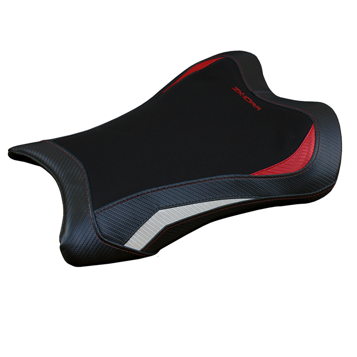 Kawasaki Ninja ZX10RR 2021-2025 Seat Cover Tappezzeria Italia TPZ in Red and White