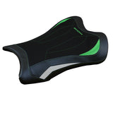 Kawasaki Ninja ZX10RR 2021-2025 Seat Cover Tappezzeria Italia TPZ Comfort in Green and White