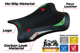 Kawasaki Ninja ZX10RR 2021-2025 Seat Cover Tappezzeria Italia TPZ Ultragrip in Green and White
