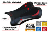 Kawasaki Ninja ZX10RR 2021-2025 Seat Cover Tappezzeria Italia TPZ Ultragrip in Red and White