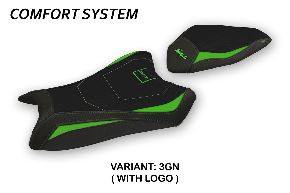 Kawasaki Ninja ZX10R 2016-2020 Seat Cover Tappezzeria Italia TPZ Comfort in Green