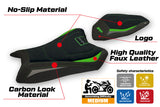 Kawasaki Ninja ZX10R 2016-2020 Seat Cover Tappezzeria Italia TPZ Ultragrip in Green and Grey