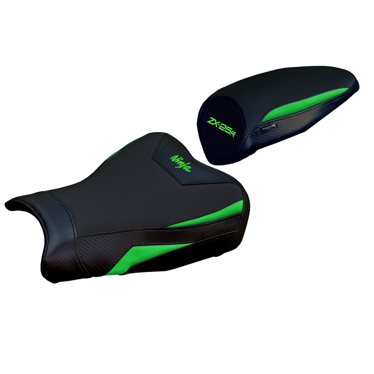 Funda de asiento Kawasaki ZX25R 2020-2025 Tappezzeria Italia TPZ Comfort en verde
