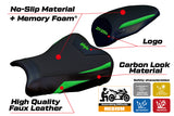 Funda de asiento Kawasaki ZX25R 2020-2025 Tappezzeria Italia TPZ Comfort en verde