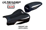 Funda de asiento Kawasaki ZX25R 2020-2025 Tappezzeria Italia TPZ Ultragrip en blanco
