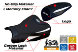 Kawasaki ZX4R 2023-2025 Seat Cover Tappezzeria Italia TPZ Comfort in White and Black
