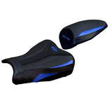 Funda de asiento Kawasaki ZX4R 2023-2025 Tappezzeria Italia TPZ Ultragrip en azul y negro
