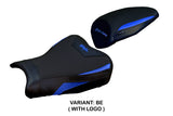 Funda de asiento Kawasaki ZX4RR 2023-2025 Tappezzeria Italia TPZ en azul y negro
