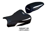 Funda de asiento Kawasaki ZX4RR 2023-2025 Tappezzeria Italia TPZ en blanco y negro