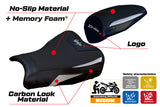 Kawasaki ZX4RR 2023-2025 Seat Cover Tappezzeria Italia TPZ Comfort in Silver and Black