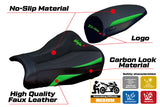 Kawasaki ZX4RR 2023-2025 Seat Cover Tappezzeria Italia TPZ Ultragrip in Green and Black
