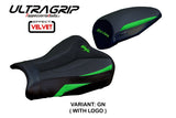 Kawasaki ZX4RR 2023-2025 Seat Cover Tappezzeria Italia TPZ Ultragrip in Green and Black