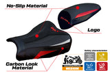 Kawasaki ZX4RR 2023-2025 Seat Cover Tappezzeria Italia TPZ Ultragrip in Red Silver and Black