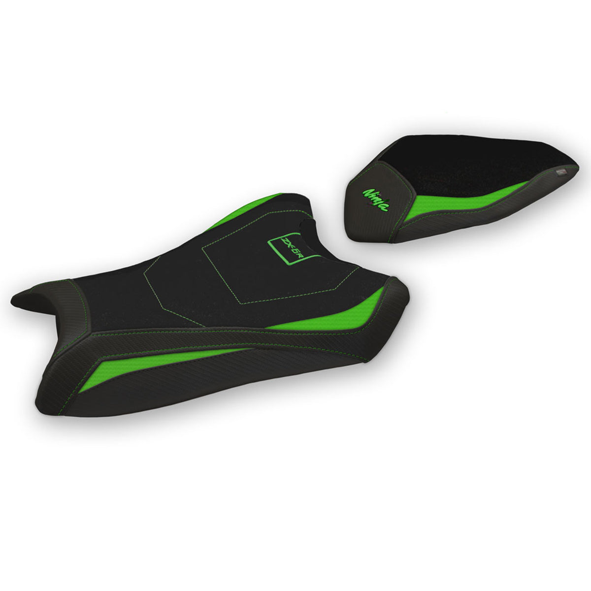 Kawasaki Ninja ZX6R 2019-2025 Seat Cover Tappezzeria Italia TPZ Comfort in Green