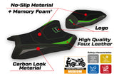 Kawasaki Ninja ZX6R 2019-2026 Seat Cover TPZ Italia Comfort Green Grey