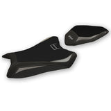 Funda de asiento Kawasaki Ninja ZX6R 2019-2025 Tappezzeria Italia TPZ en gris y negro