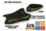 Kawasaki Ninja ZX6R 2019-2025 Seat Cover Tappezzeria Italia TPZ in Green Black