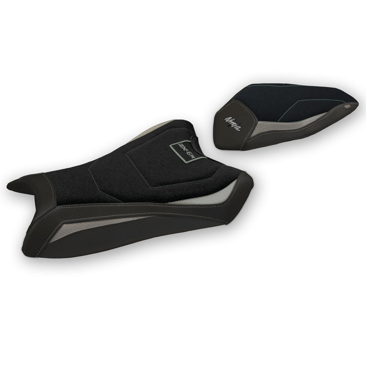 Kawasaki Ninja ZX6R 2019-2025 Seat Cover Tappezzeria Italia TPZ Ultragrip in Grey
