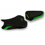 Funda de asiento Kawasaki Ninja ZX6R 2009-2012 Tappezzeria Italia TPZ Comfort en verde