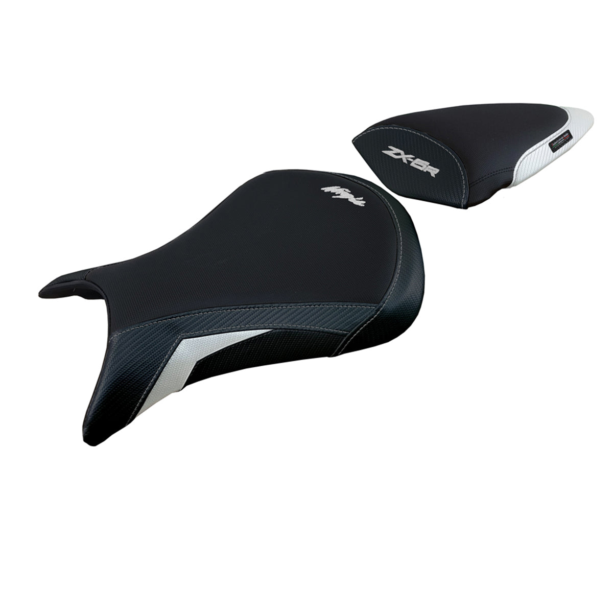 Kawasaki Ninja ZX6R 2007 2008 Seat Cover Tappezzeria Italia TPZ in Blue Black