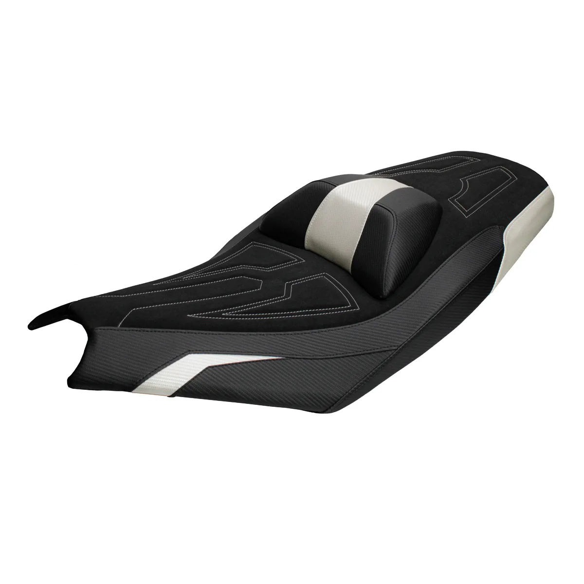 Kymco AK550 Premium 2023-2026 Seat Cover TPZ Italia White Black