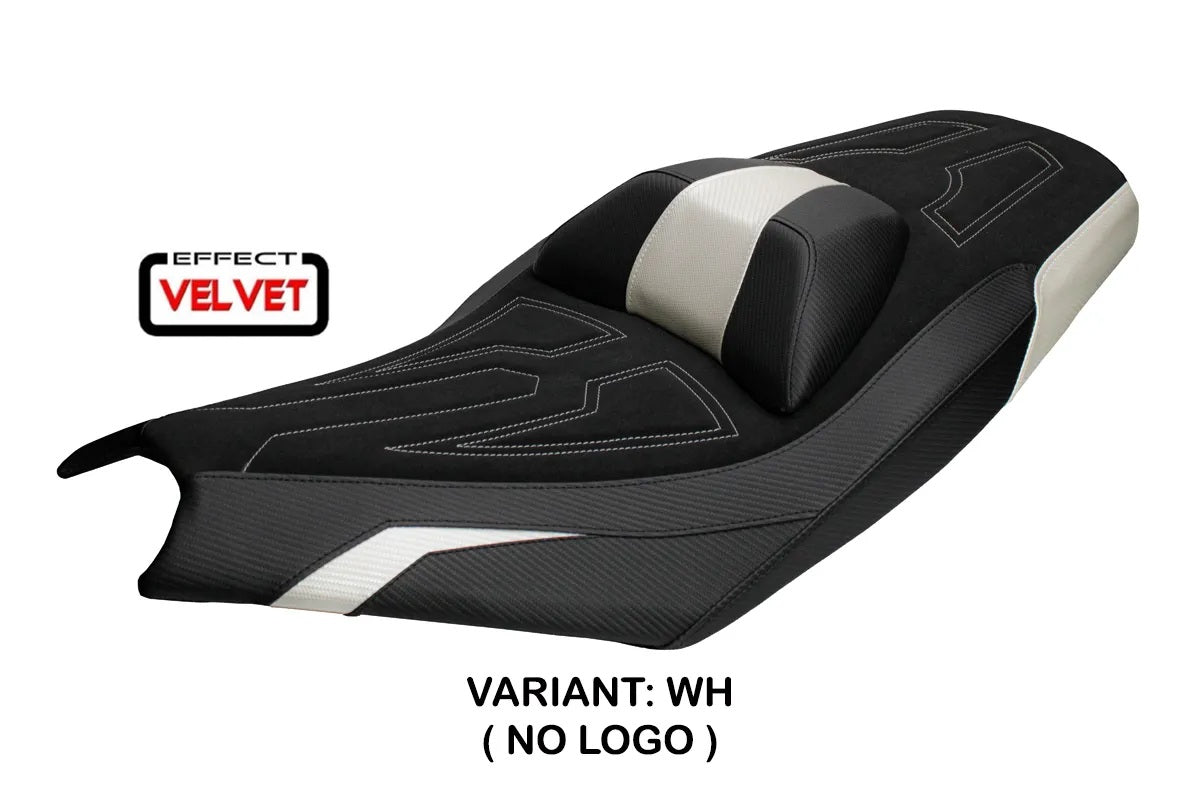 Kymco AK550 Premium 2023-2026 Seat Cover TPZ Italia White Black