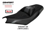 Kymco AK550 Premium 2023-2026 Seat Cover TPZ Italia Comfort Grey Black