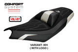 Kymco AK550 Premium 2023-2026 Seat Cover TPZ Italia Comfort White Black