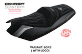 Funda de asiento Kymco AK 550 2017-2024 Tappezzeria Italia TPZ Comfort en negro