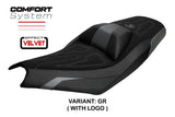 Kymco AK575 Premium 2025-2026 Seat Cover TPZ Italia Comfort Grey Black