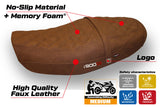Funda de asiento Kawasaki Z900RS 2018-2025 Tappezzeria Italia TPZ Comfort Leather Brown