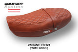 Funda de asiento Kawasaki Z900RS 2018-2025 Tappezzeria Italia TPZ Comfort Leather Brick