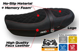 Funda de asiento Kawasaki Z900RS 2018-2025 Tappezzeria Italia TPZ Velvet Comfort Red