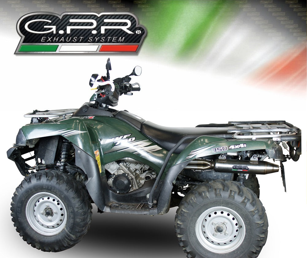 Kawasaki Brute Force 650 750 2005-2011 Exhaust GPR Full System Deeptone Atv - photo 6