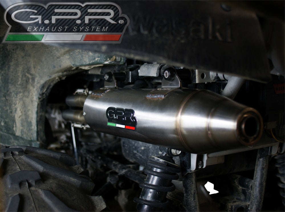 Kawasaki Brute Force 650 750 2005-11 Exhaust GPR Full System | Sixty61