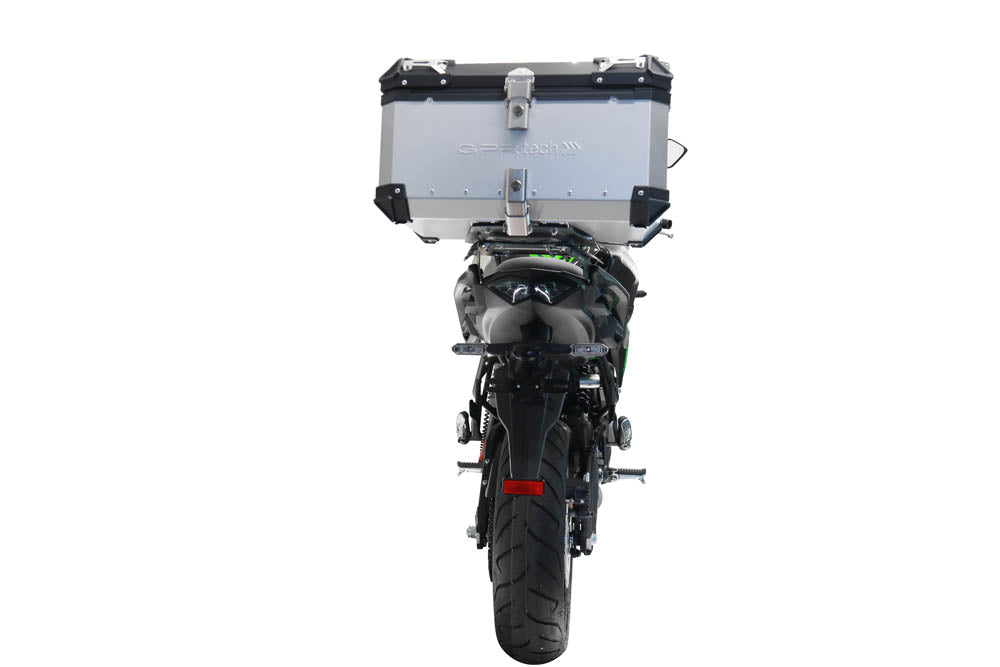 Kawasaki Versys 650 2023-2026 GPR Tech 35L Aluminum Top Case, Silver with Mounting Plate - photo 3