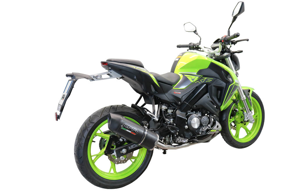 Keeway Rkf125 2018-2020 Exhaust GPR Full System Furore Nero