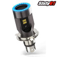 H4 Blue Halo Motorcycle LED Headlight Bulb