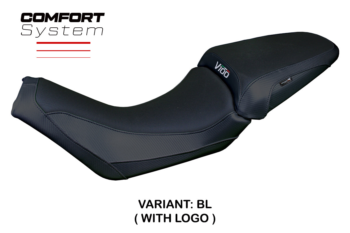 Moto Guzzi V100 Mandello 2022-2025 Seat Cover Tappezzeria Italia TPZ Comfort Black