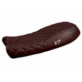 Moto Guzzi V7 2011-2020 Seat Cover Tappezzeria Italia TPZ Comfort in Dark Brown