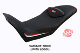 Moto Guzzi V85TT 2019-2025 Seat Cover Tappezzeria Italia TPZ in Red White and Black