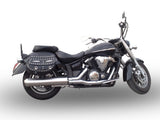 Yamaha Xvs 1300 Midnight Star 2006-2014  Exhaust GPR Slip-on Inox Oval Bomb