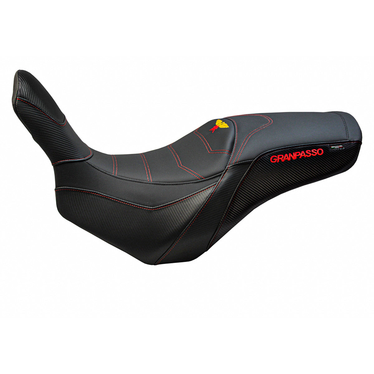 Funda de asiento Moto Morini Granpasso 2008-2020 Tappezzeria Italia TPZ Comfort en negro