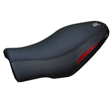 Funda para asiento Moto Morini Seiemmezzo 2022-2025 Tappezzeria Italia TPZ en rojo oscuro
